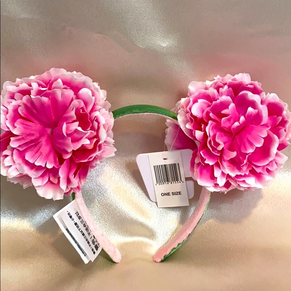 Floral Minnie Mouse Headband - Picture 2 of 2